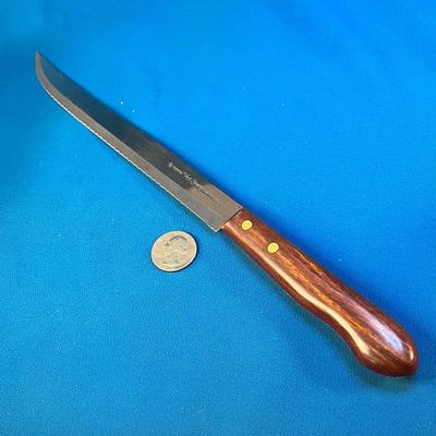 IMPERIAL â€œVERI-SHARPâ€ STAINLESS U.S.A. SERRATED KITCHEN KNIFE