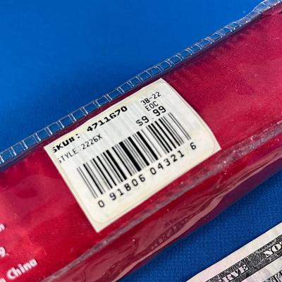 NEW IN PACKAGE RED NYLON UMBRELLA 