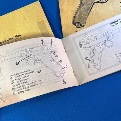 VINTAGE STOEGER LUGER PISTOL INSTRUCTION BOOKLET, PARTS PRICE LIST