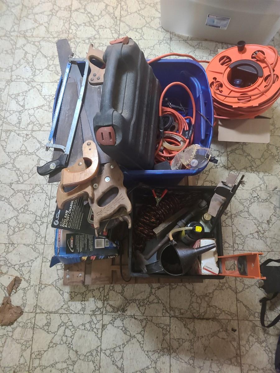 LOT 110 Tools, Saws, Circular Saw, Extension Cords & More