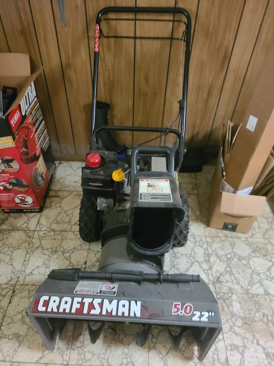 LOT 114 Craftsman Snowblower Model 247.88700