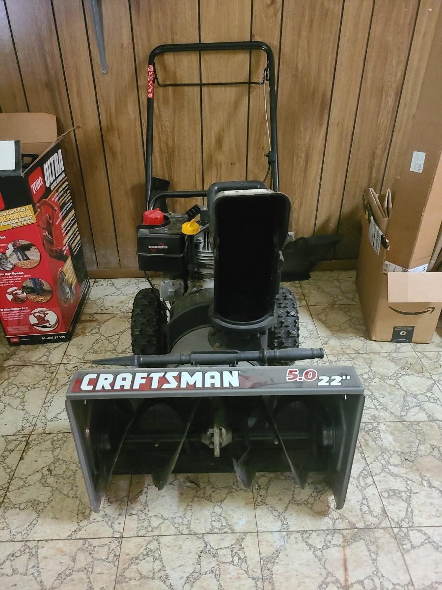 LOT 114 Craftsman Snowblower Model 247.88700