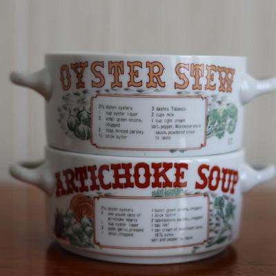 LJUNGBERG Collection Four Soup Bowls with Recipes (4)