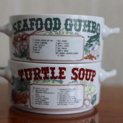 LJUNGBERG Collection Four Soup Bowls with Recipes (4)