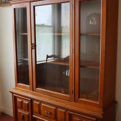 China Cabinet - 3 Drawers & 2 Cabinets