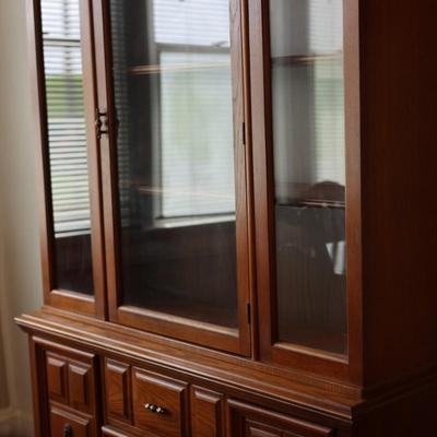 China Cabinet - 3 Drawers & 2 Cabinets
