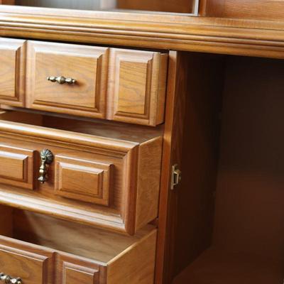 China Cabinet - 3 Drawers & 2 Cabinets