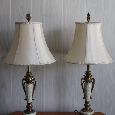 Two 30" Table Lamps
