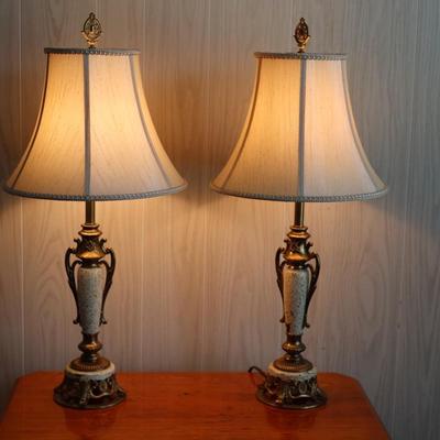 Two 30" Table Lamps