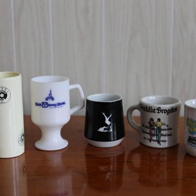 Five Vintage Coffee Mugs (5)