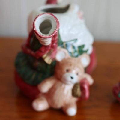 FITZ AND FLOYD Old World Christmas Elves Teapot