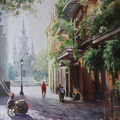 Large Framed Print Artwork of New Orleans