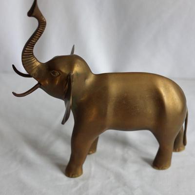 Brass Elephant Figure Statue (see description)