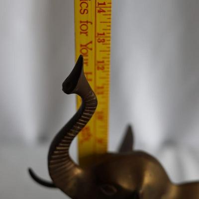 Brass Elephant Figure Statue (see description)