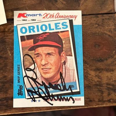 Brooks Robinson autograph