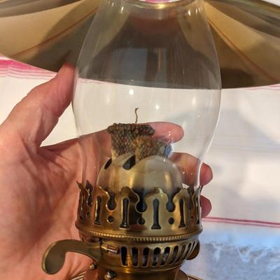 2 Beautiful Antique Brass Carriage Oil Lamps