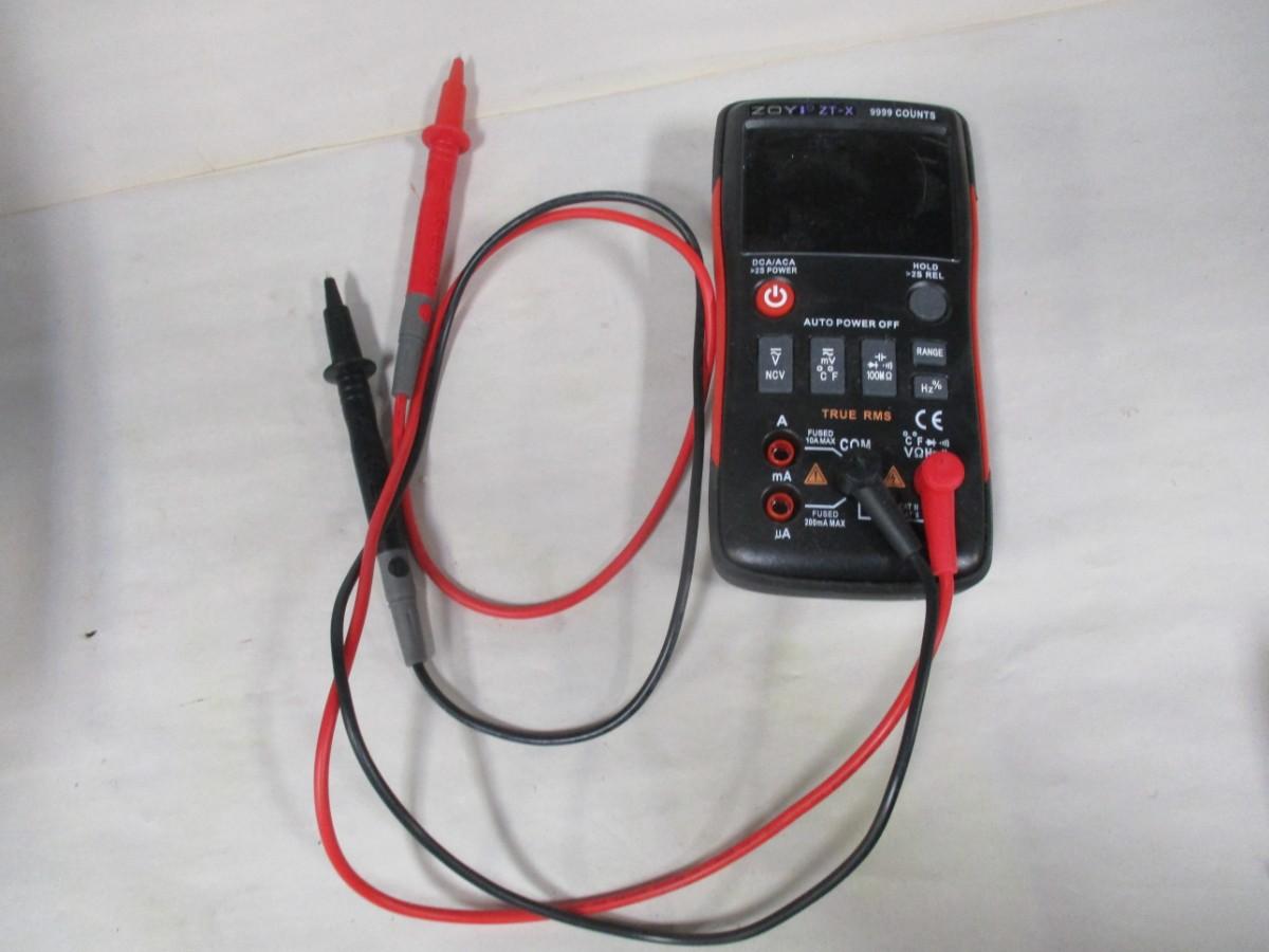 ZOYI ZT-X TRUE RMS Digital Multimeter Auto Range | EstateSales.org