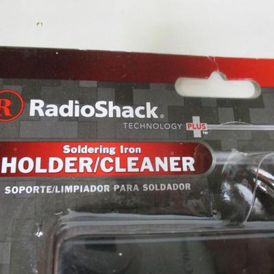 Radio Shack Pro-Line Soldering Iron With LED Lighting & Holder/Cleaner
