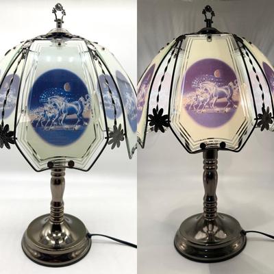 OK LIGHTING 3 Way Touch Vintage Unicorn Lamp