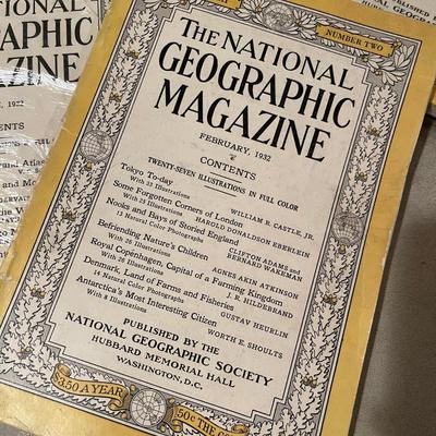 Early National Geographic Magazines