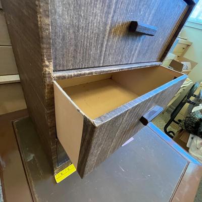 Cardboard five drawer storage