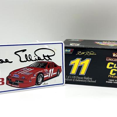 1997 NASCAR Brett Bodine  #11 With Error & License Plate