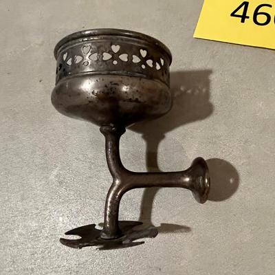 Silverplate Toothbrush holder w/ Tumbler holder
