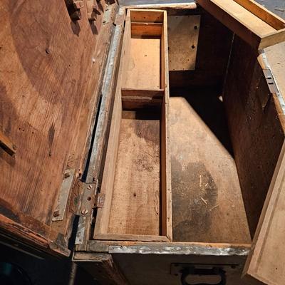 Aluminum Clad Wooden Tool Chest w/Casters  (WS2-JS)