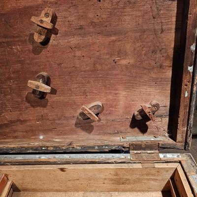 Aluminum Clad Wooden Tool Chest w/Casters  (WS2-JS)