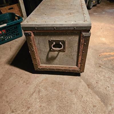 Aluminum Clad Wooden Tool Chest w/Casters  (WS2-JS)