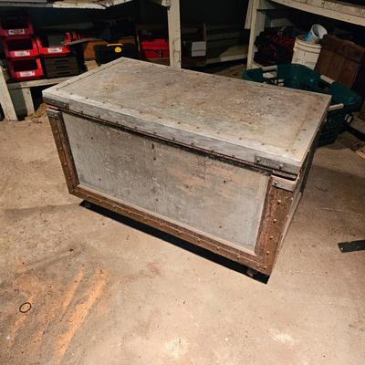 Aluminum Clad Wooden Tool Chest w/Casters  (WS2-JS)