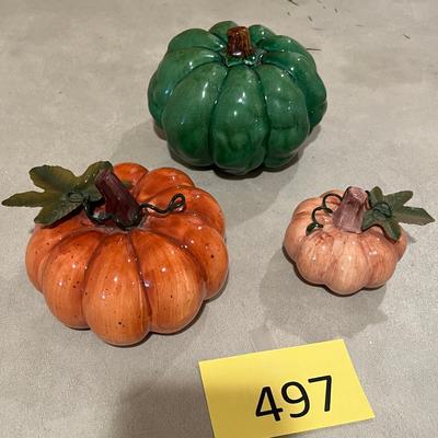 Ceramic Pumpkins