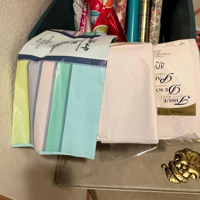 Tub of Christmas Wrap