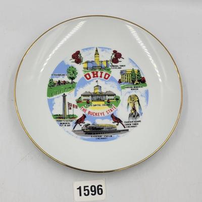 Ohio Souvenir Plate