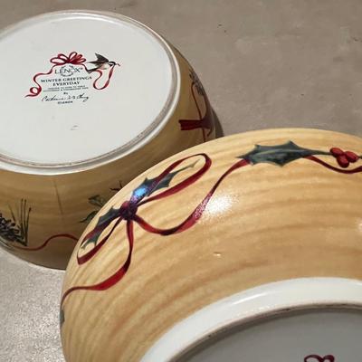 Lenox Winter Greetings Bowls