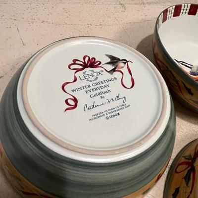 Lenox Winter Greetings Soup Bowls