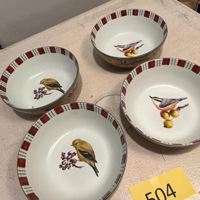 Lenox Winter Greetings Soup Bowls