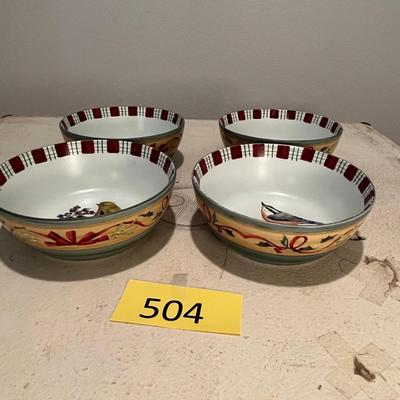 Lenox Winter Greetings Soup Bowls