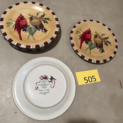 Lenox Winter Greetings Dessert Plates