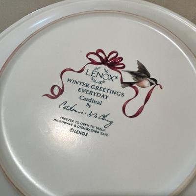 Lenox Winter Greetings Dessert Plates