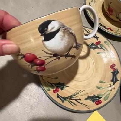 Lenox Winter Greetings Cups & Saucers