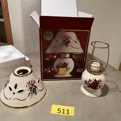 Lenox Holidays Candle Lamp NIB