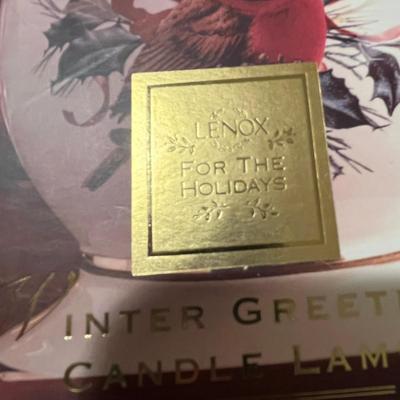 Lenox Holidays Candle Lamp NIB