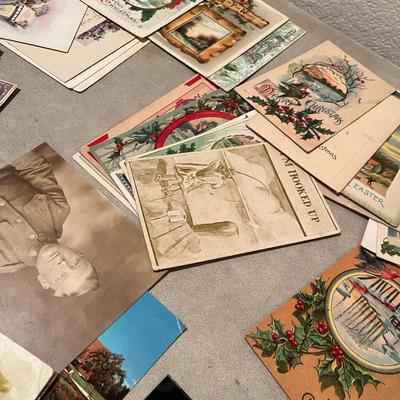Vintage post cards, letters, & pictures