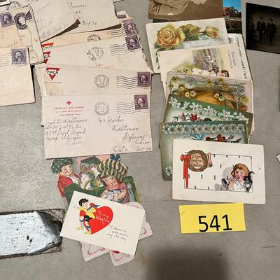 Vintage post cards, letters, & pictures