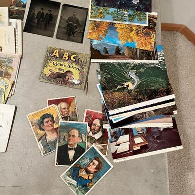 Vintage post cards, letters, & pictures