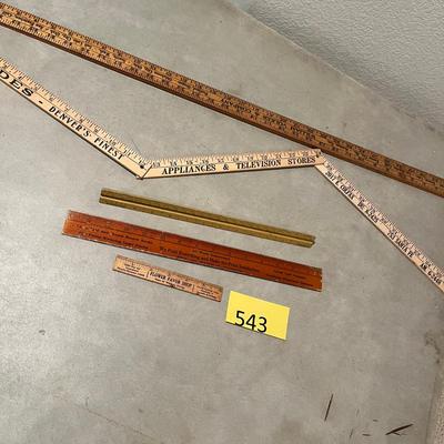 Vintage Ad rulers