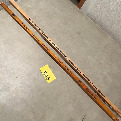 Rare Square Yard Sticks
