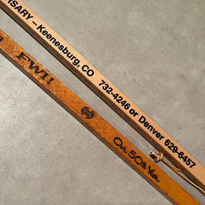 Rare Square Yard Sticks