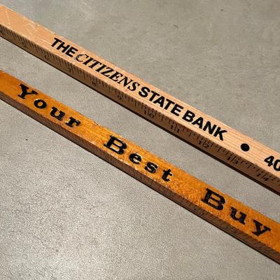 Rare Square Yard Sticks